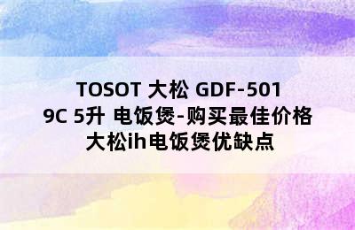 TOSOT 大松 GDF-5019C 5升 电饭煲-购买最佳价格 大松ih电饭煲优缺点